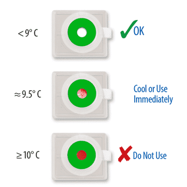 Safe-T-Vue 10 - Irreversible Temperaturindikatoren - Indikatoren (English)